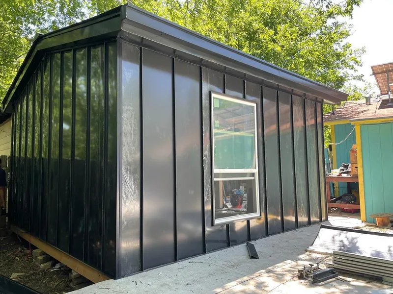 Black standing seam metal wall panels for Roof Inspection in Tinton Falls